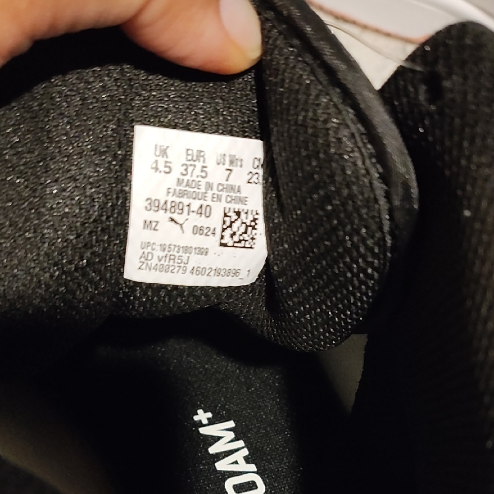 Puma Black and Pink High-Tops - Picture 2 of 5